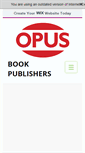 Mobile Screenshot of opusbookpublishers.com